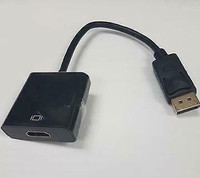 DISPLAY PORT TO HDMI ADAPTER CABLE - NEW $17.99