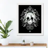 The Holiday Aisle® Sugar Skull Framed Print