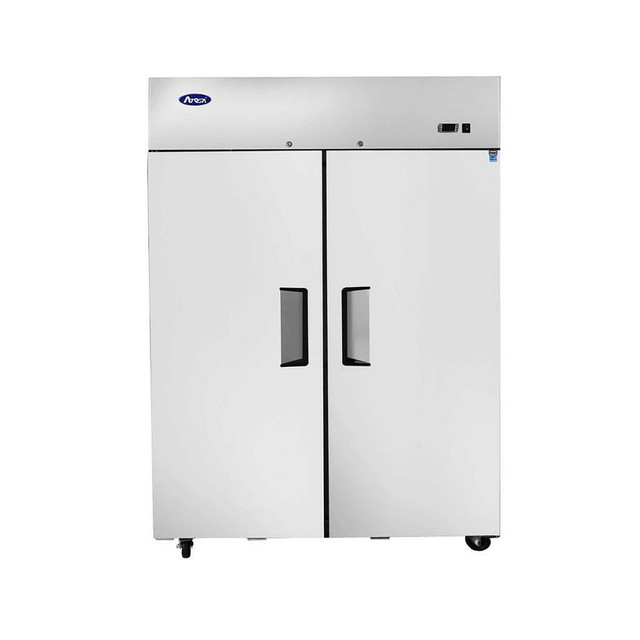 Atosa MBF8005GR 52 Inch Reach In Refrigerator – 2 Door – Top Mount Compressor Stainless Steel Exterior &amp; Interior in Other Business & Industrial in Ontario
