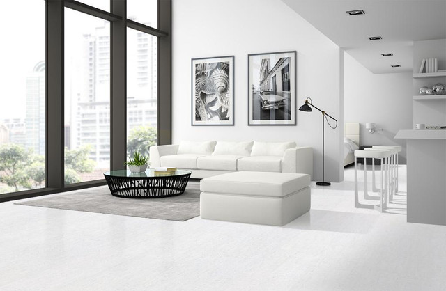 White 12mm Luxury Cork Flooring –White Bamboo in Floors & Walls - Image 4