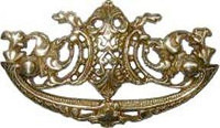 D. Lawless Hardware 2-7/8" Victorian Style Pull Cast Brass