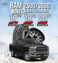 Dodge Ram 2500/3500 Winter Package! Pre Mounted/Installed/Free New Lug Nuts