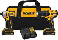 HUGE Discount! DEWALT 20V MAX Compact Brushless Drill and Impact Combo Kit | FAST, FREE Delivery to Your Door