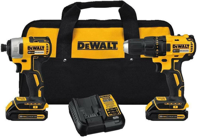 HUGE Discount! DEWALT 20V MAX Compact Brushless Drill and Impact Combo Kit | FAST, FREE Delivery to Your Door in Other Business & Industrial