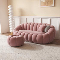 Everly Quinn Simple creative apartment living room bedroom sofa