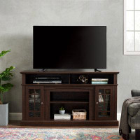 Winston Porter TV Media Stand Modern Entertainment Console With 23 With Open And Closed Storage Space