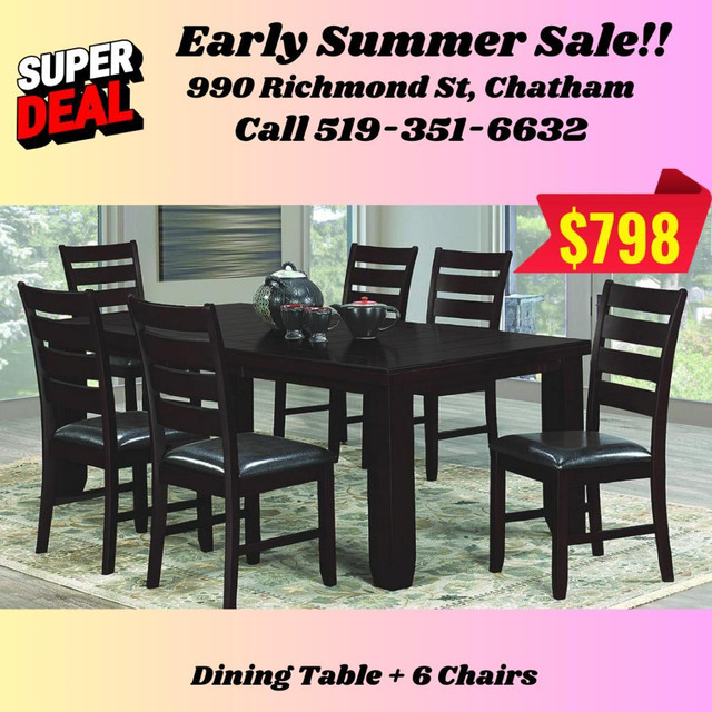 Lowest Prices on Dining Sets in Windsor! in Dining Tables & Sets in Windsor Region