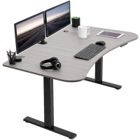 Vivo VIVO Electric x Standup Desk, Dark Grey Table Top