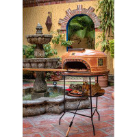 Evergreen Enterprises, Inc Genoa Talavera Tile Freestanding Wood-Fired Pizza Oven