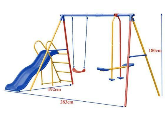 NEW KIDS PLAYGROUND SET WITH SLIDE SWING SET D108 in Other in Red Deer - Image 2