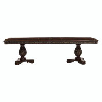 Bloomsbury Market Beautiful Traditional Design 1pc Rectangular Dining Table with 2x Extension Leaf