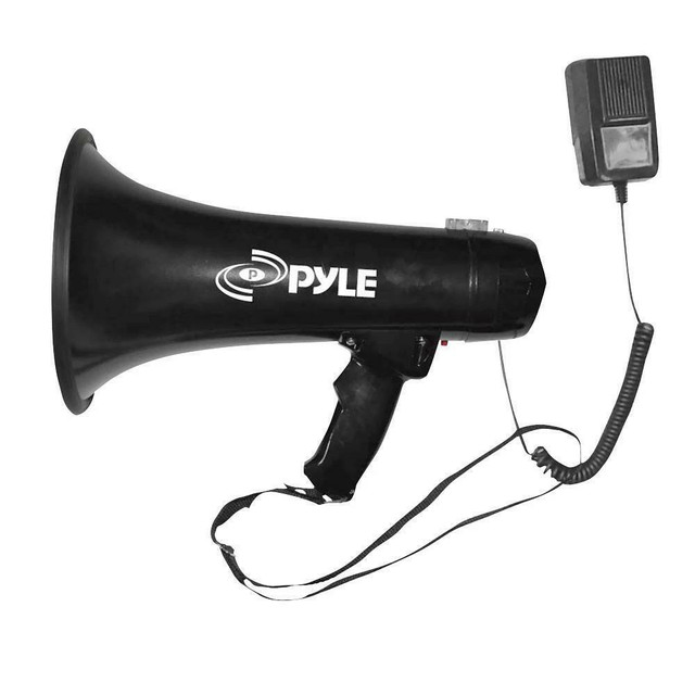 PYLE PMP43IN 40 Watts Professional Megaphone / Bullhorn w/Siren and 3.5mm Aux-In For Digital Music/iPod in Other - Image 4