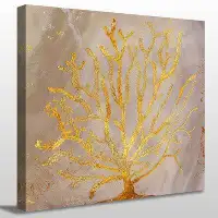Picture Perfect International Sea Coral 2 - Graphic Art Print on Canvas