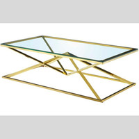 Brand New Gold Coffee Table on Sale !!