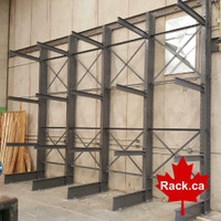 Structural Cantilever Racking In Stock - Quick Ship - AN HONEST SERVICE YOU CAN TRUST! WE CAN'T BE BEAT! HUGE INVENTORY.