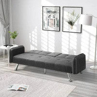 Latitude Run® Latitude Run® Modern Adult Sleeper Sofa Bed,Modern Adult Convertible Futon Couch With Sturdy Wooden Frame