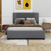 Latitude Run® Katelon Full Size Upholstered Platform Bed