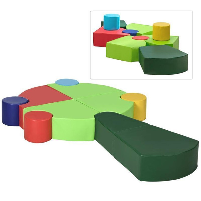 10-PIECE SOFT PLAY, FOAM PLAY SET, COLORFUL KIDS EDUCATIONAL SOFTWARE in Toys & Games