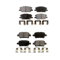 Front Rear Ceramic Brake Pads Kit For Chevrolet Equinox Malibu GMC Terrain Buick LaCrosse KTC-100319