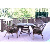 August Grove Mangum Round 4 - Person 44.5" Long Dining Set with Cushions