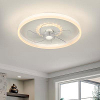 Wrought Studio Fidalgo 19.7'' Ceiling Fan with LED Lights