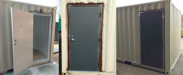 PRE HUNG DOORS - $875 NEW. Great For Sea & Ocean Containers (container not included) dans Portes, fenêtres et moulures  à Nanaimo - Image 3