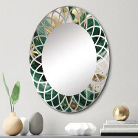 East Urban Home Wilgard - Modern Wall Mirror Oval