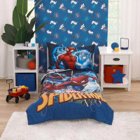 Disney: Marvel Spiderman To The Rescue Toddler Collection Toddler Bedding Set