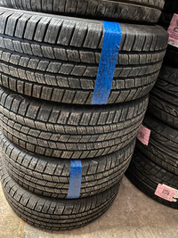 245 55 19 2 Michelin Defender Used A/S Tires With 95% Tread Left