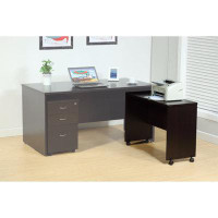 Ebern Designs Yarlin Solid Wood Desk