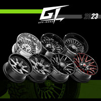 GT Off-Road Strike in Gloss Black Milled! 20 22 24 Sizes! Proudly Canadian! ***FREE SHIPPING CANADA-WIDE***
