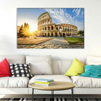 Made in Canada - East Urban Home 'Colosseum, Rome' Photographic Print on Canvas