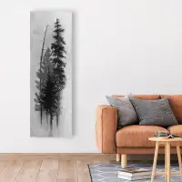 Made in Canada - Union Rustic Wayland 'Silhouette of Trees' 1 Piece Wrapped Print on Canvas