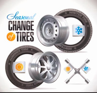Seasonal Tires Change - WE COME TO YOU - MOBILE TIRE SHOP SERVICES at YOUR location, Home or Workplace