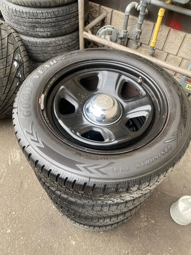 FOUR USED 225 60 R18 GOODYEAR ASSURANCE ALL WEATHER TIRES in Tires & Rims in Toronto (GTA)