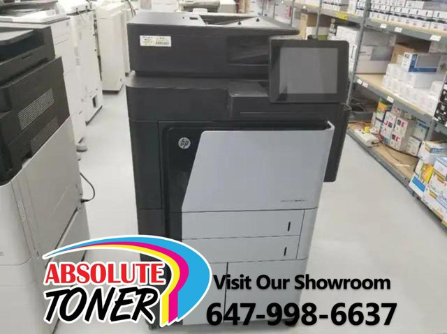 HP Color LaserJet Enterprise Flow M880 A3 Color Multifunction Laser Printer, Copier, Scanner With Touch LCD, Keyboard in Printers, Scanners & Fax