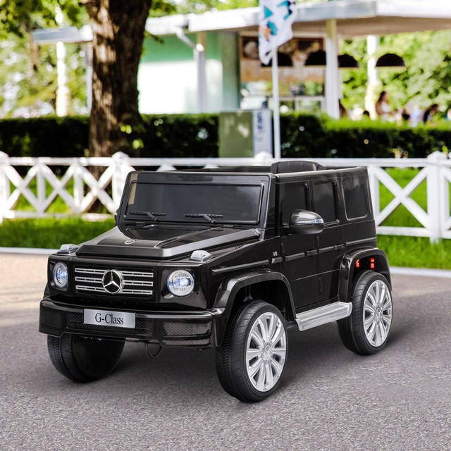 KIDS ELECTRIC RIDE ON COMPATIBLE 12V BATTERY-POWERED MERCEDES BENZ G500 TOY in Toys & Games