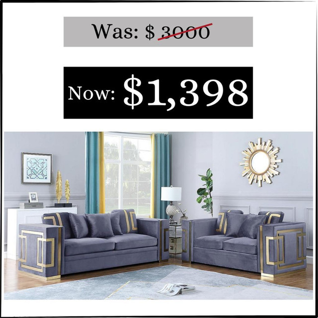Sofa Set On Huge Sale!!Mega Deals in Couches & Futons in Ontario