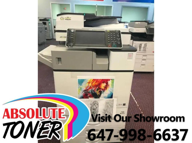 $39/month Lease 2 Own 11x17 Ricoh Colour Laser Printer Copier MP C2503 Photocopier used Color Office Printers for sale in Other Business & Industrial in Ontario - Image 4