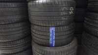 275 30 20 2 Michelin Pilot Sport Used A/S Tires With 95% Tread Left