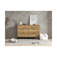 Millwood Pines 7 - Drawer Rattan Dresser