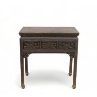 DYAG East Hand Carved Drawers Entryway Console Table