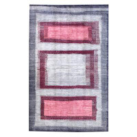 Landry & Arcari Rugs and Carpeting One-of-a-Kind Gabbeh Handwoven New Age 5'10" x 8'8" Area Rug in Gray