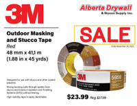 SALE 3M Construction Outdoor Masking and Stucco Tape