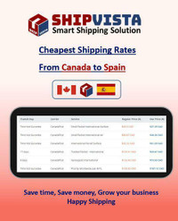 Cheapest Shipping to Spain from Canada