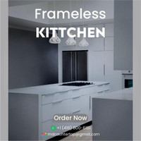 MDF Frame less Kitchen Cabinets