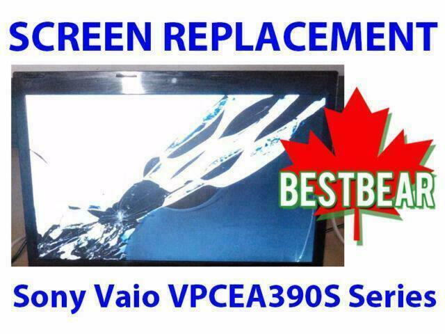 Screen Replacment for Sony Vaio VPCEA390S Series Laptop in System Components in Markham / York Region