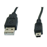 TechCraft 6&#39; USB 2.0 cable (A) to MINI USB 5 pin connector