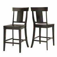 Three Posts Fortville Solid Wood Counter/Bar Stool