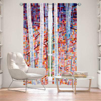 East Urban Home Lined Window Curtains 2-panel Set for Window by Mandy Budan - Incandescence
